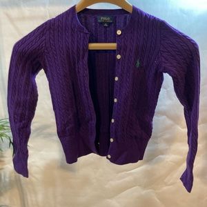 Girls polo sweater
